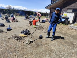 学園活動（デイキャンプ）の様子